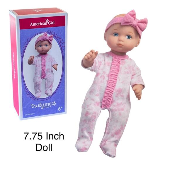 NEW American Girl LITTLE BITTY BABY DOLL Blonde Hair Blue